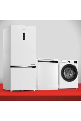 Arçelik 278550 EB Fit - 8100 MX - A 710 B Beyaz Flat Çeyiz Paketi