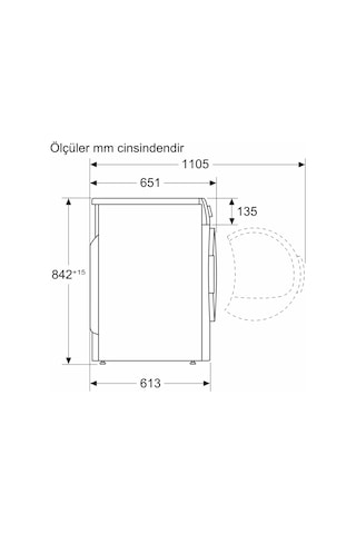 Profilo KM8611HTR A++ 8 KG Isı Pompalı Çamaşır Kurutma Makinesi
