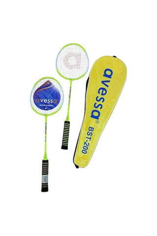 Premium Bst-200 Badmngton Raket Set Sarı Bahçe Hareket Tatil