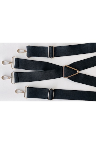 Siyah Kancalı Pantolon Askısı 4 Kancalı