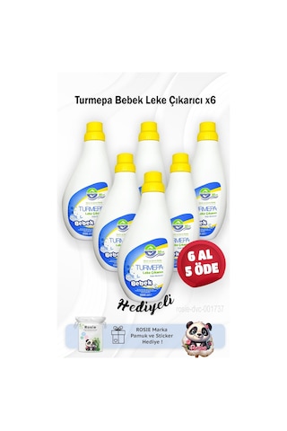 Turmepa Baby Leke Çıkarıcı 1000 Ml 6 Al 5 Öde Ve Rosie Pamuk