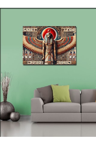 Kanvas Tablo Antik Mısır Ve Tanrılar 100cmx140cm