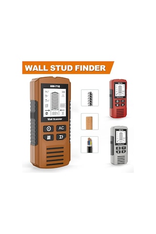 Xuweiwei Profesyonel Duvar Tarama Cihazi Gri 3 Tarama Modu Ahsap Metal Kablo Tespit Pille Calisir Insaat Elektrik Isleri Icin