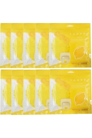 Carpex Pisuvar Koku Giderici Süzgeci Limon Kokulu 10'lu Set