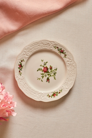Karaca Vintage Rose Pasta Tabağı 20 Cm Çok Renkli