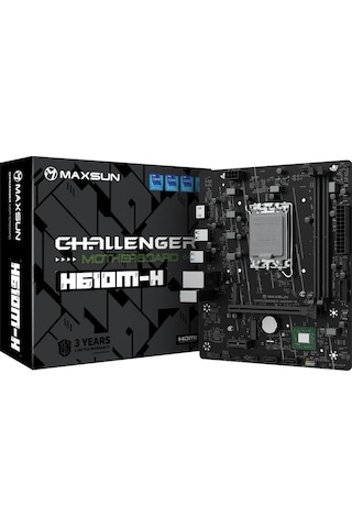 Maxsun Challenger H610m-h V1 Intel Lga1700 Ddr4 Micro Atx Anakart