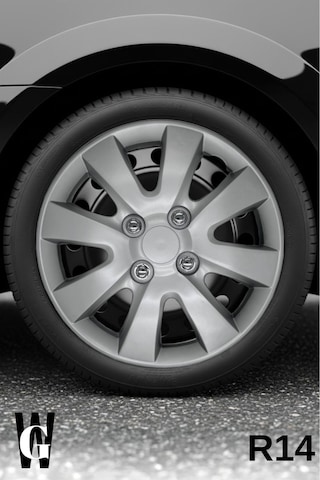 Renault Kangoo 14 İnç Jant Kapağı 4 Adet Gri G101