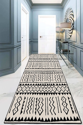 Chilai Home Sanly Dekoratif Halı Djt Kaymaz Taban Yıkanabilir Halı Çok Renkli
