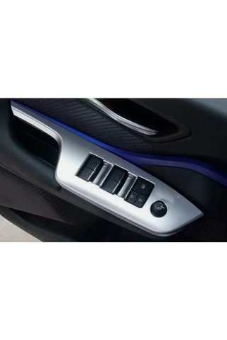 Toyota C-hr 2017 2020 İç Cam Açma Çerçevesi Abs Silver 4 Prç 1