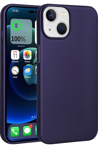 Apple Uyumlu iPhone 15 Tchs Premier Silikon Kılıf-lacivert Lacivert Lacivert
