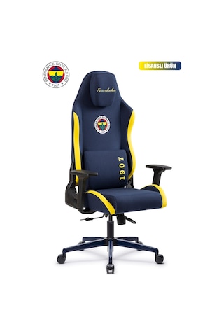 Fanchair X Fenerbahçe Lacivert Sarı Kumaş Lisanslı Oyuncu Koltuğu-78