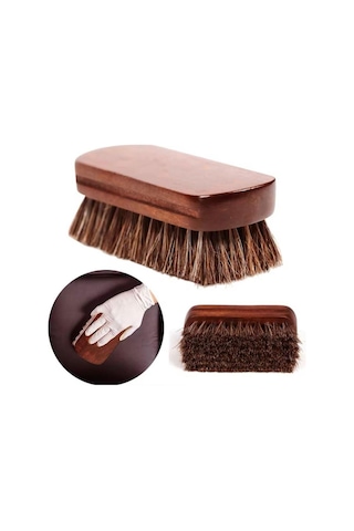 Autocher Küçük At Kili Deri Firçasi