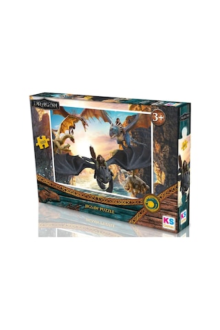 Ks Games 100 Parçalık How To Train Your Dragon Erkek Çocuk Puzzle - Hd714