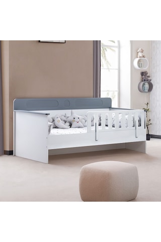 Karyola, Flora Montessori Karyola - Antrasit + 1 Adet Comfort Yatak