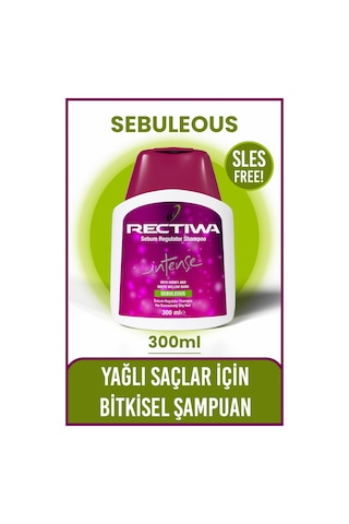 Rectiwa İntense Yağlı Saçlar için Şampuan 300 ML