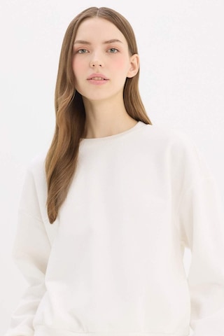 DeFacto Regular Fit Bisiklet Yaka Kalın Basic Düz Sweatshirt D6645AX25SPWT32