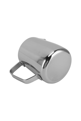 Geeroyoo Japon Stili 304 Çelik Süt Köpük Kavanozu - Kaliteli Latte Sanatı Ve El Yapımı Köpük İçin 350ml Gümüş Diğer