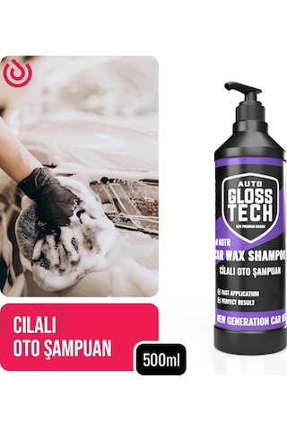 Autokama Ceramic Coat 9h Nano - Glosstech Cilalı Oto Şampuan