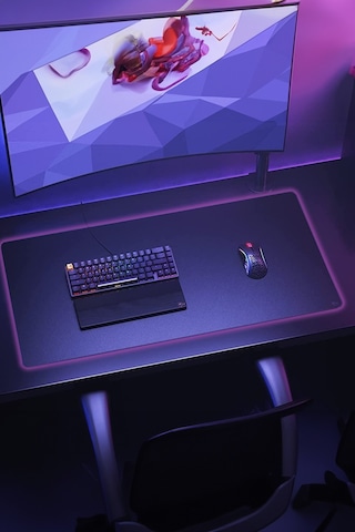 Thentech 4xl 120 60 Oyuncu Mousepad Masa Boy Hızlı Mat Kenarları Dikişli Sökülmez Altı Kaydırmaz Game Pad