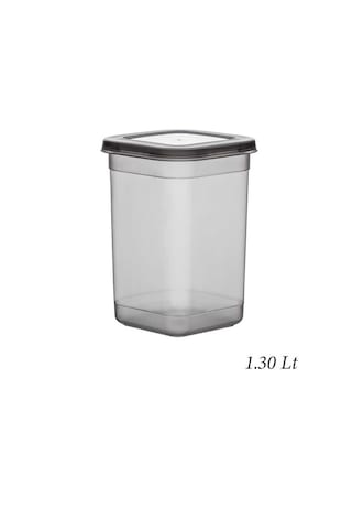 Porsima 431-GR Çok Amaçlı Erzak Saklama Kabı Seti 1.30 LT 12'li Gri