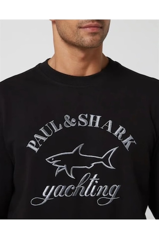 Paul&shark 12311932 Erkek Sweatshirt Siyah
