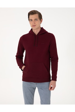 Pierre Cardin Erkek Bordo Sweatshirt 50314055-vr014 Bordo