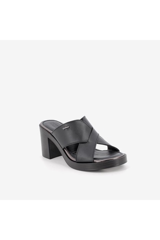 IGI&Co Nero Black Terlik Kadın 1194200 Igı&co Dfb 11942 With Hell Black siyah
