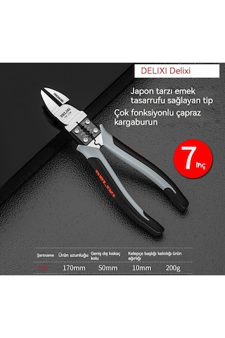 7 Dahil Olmak Üzere Anahtarlı Endüstriyel Sınıf Mengene