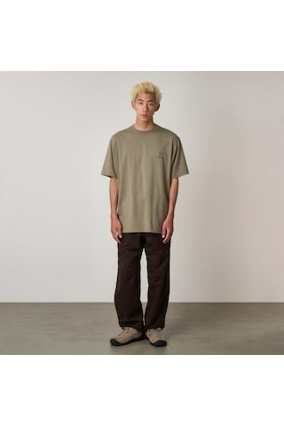 Gramicci One Point Logo Erkek Haki T-shirt G4su-t096 Haki