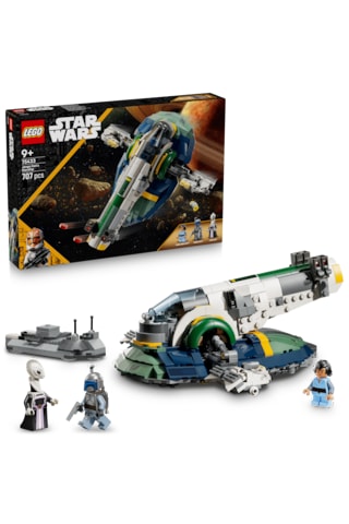 LEGO® Star Wars: Klonların Saldırısı Jango Fett’in Starship’i 75433 - 9 Yaş ve Üzeri Çocuklar için Yaratıcı Oyuncak Yapım Seti (707 Parça)
