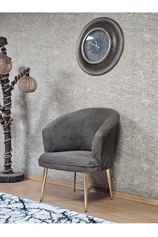 Tekli Teddy Gold Kaplama Sivriltme Ayak Çay Seti Koltuk Tekli Ber Çok Renkli