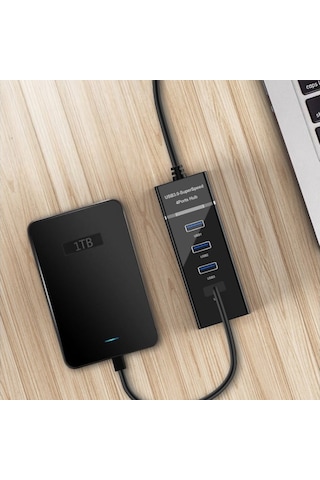 4 Portlu Süper Hızlı Usb 3.0 Çoklayıcı