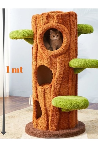 Kedi Oyun ve Tırmanma Ağacı Orman Serisi 100 CM
