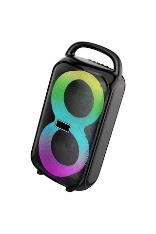 Ht-983 Taşınabilir Bluetooth Hoparlör 2 3 Hoparlör 6w Rgb Tws Destekli Extra Bass Tf Card Usb Müzik Kutusu
