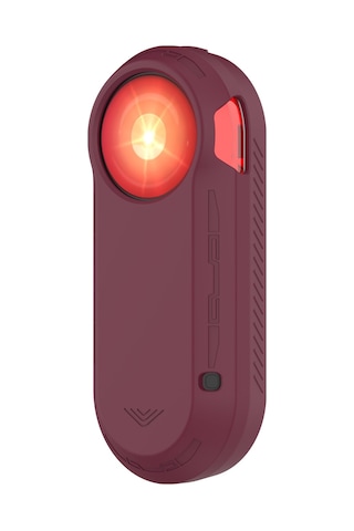 Garmin Varia Rtl515 Bisiklet Işık Bisiklet Radar Koruma Kolu Silikon Kılıf Toz Geçirmez Yumuşak Kapak - Şarap Kırmızı