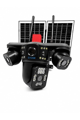 Okam 341 Premium 4 Lens 4g Solar Kamera