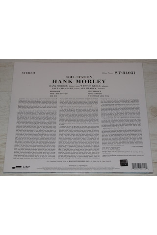 Hank Mobley - Soul Station - 33 LP Albüm ! Ambalajlı
