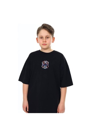 Erkek Çocuk Ny Baskılı Tshirt-14541 SIYAH