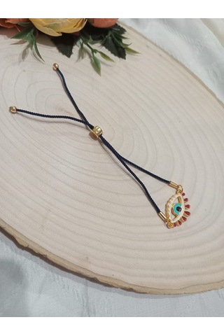 Göz Uçlu Bileklik Beyaz