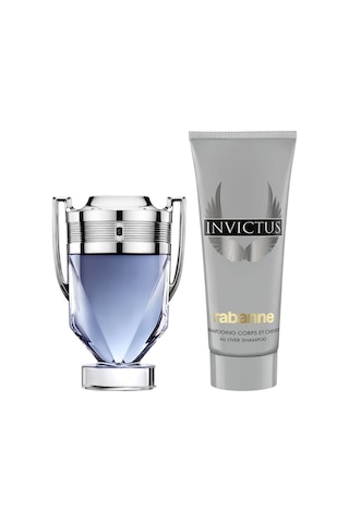 Paco Rabanne Invictus Edt 100 Ml + All Over Shampoo 100 Ml Erkek Parfüm Seti Odunsu