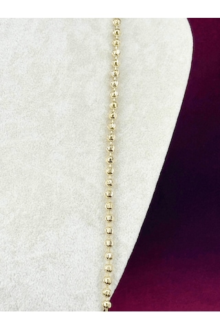 14 K Renginde Dorikataşlı Gold Kolye Gold