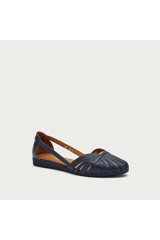 Navy Sandalet Kadın 03m4 Frau Feather Lacivert