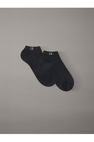 Calvın Kleın Unisex Marka Logolu Günlük Kullanıma Uygun Siyah Çorap C701234369 001