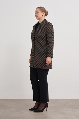Aker 24aw18188112 Büyük Beden Kap 24aw18188112 007 Kahverengi Kahverengi