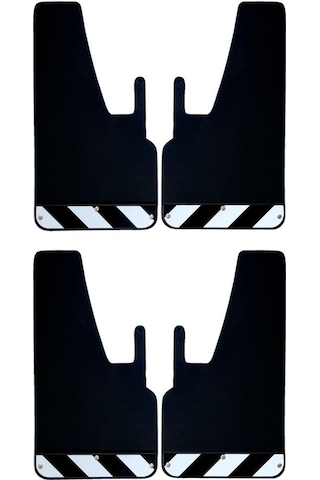 Ford Transit Tourneo Custom Siyah-beyaz Fosforlu 4'lü Paçalık Çamurluk Tozluk Frd0fx02801