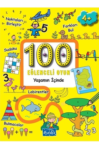 100 Eğlenceli Oyun - Yaşamın Içinde - Boyama (551552506)