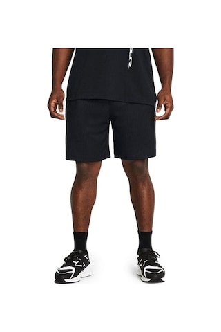 Under Armour Rival Waffle Short Erkek Şort 1383107-001 Siyah