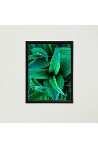Yapraklar Çerçeveli Poster Tablo
