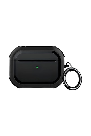 Airpods Pro 3 İle Uyumlu Armor Serisi Darbelere Karşı Ultra Güçlü Koruma Fiber Karbon Arka Tasarım Kılıf Siyah, Airpods Pro 3 2025