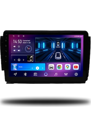 Caros Peugeot 208 2012-2020 Uyumlu Android Multimedya 4gb Ram 32gb Hafıza 9"